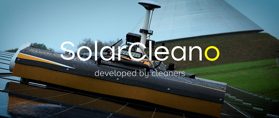 Automatic solar panel dry cleaning robot is available